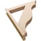 Ekena Millwork 6-in W x 34-in D x 40-in H Funston Trad Rough Cedar Woodgrain TimberThane Outlooker, Primed Tan OUTUR060X34X40FST04RCPR - alternate 6